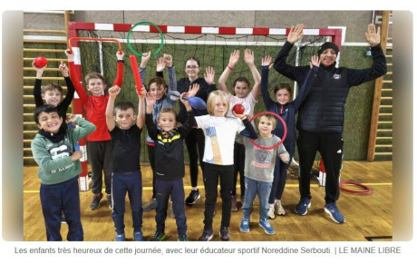 Stage Ecole d'Athlétisme - Article du Maine Libre